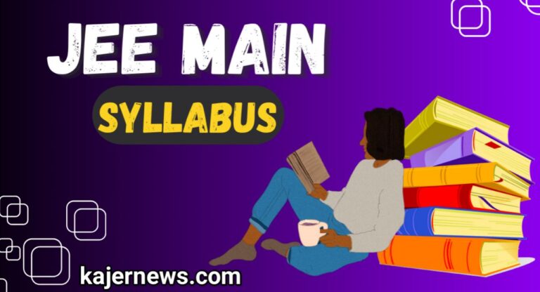 JEE Main 2024 Syllabus: Maths, Physics, and Chemistry!