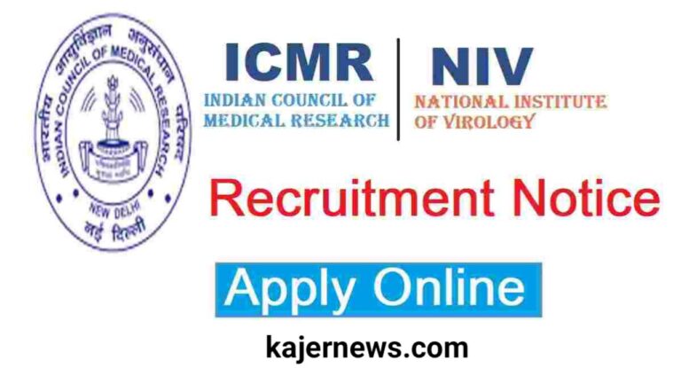 ICMR NIV Recruitment 2023 is Now Available; Apply Online for 80 Positions