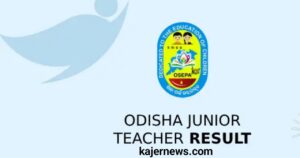 Odisha junior teacher results for 2023, merit list, and JE schematic cut off