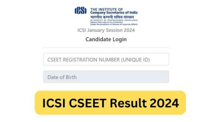 ICSI CSEET 2024 Results, www.icsi.edu Scorecard – Direct Connection