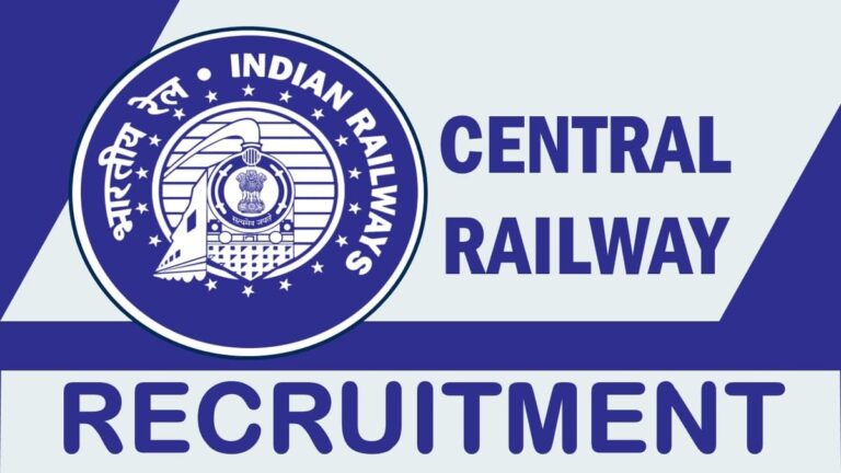 Recruitment Notification for Central Railway 2024, Online Applications, Openings