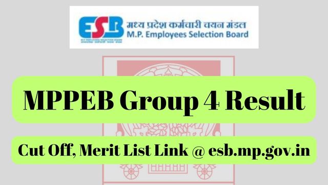 How to Verify the Cut-off Marks, Merit List, and Result for MPPEB Group 4 in 2024