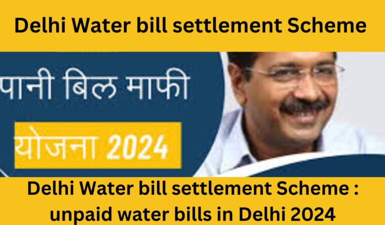 Scheme for settling outstanding water bills in Delhi by 2024