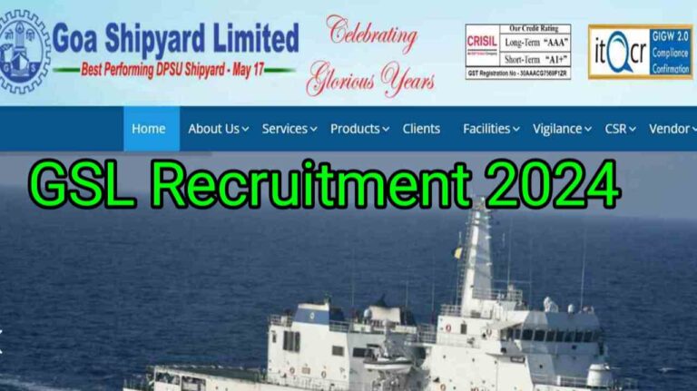 Notification of GSL Recruitment 2024 for Assistants, Online Applications, Openings