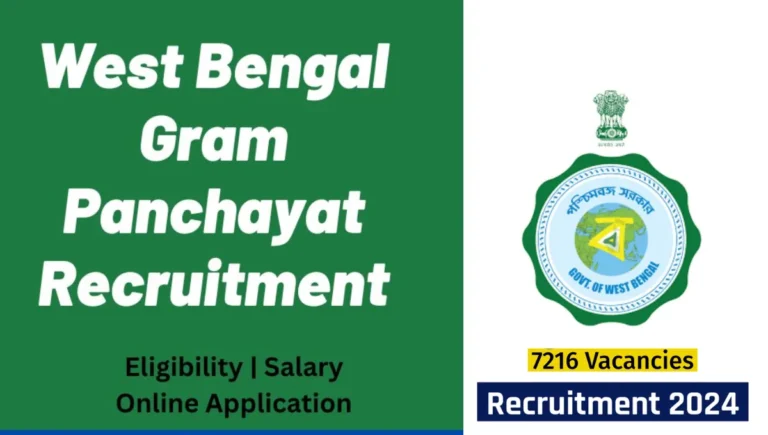 WB Panchayat Jobs 2024: Application Form, Deadline, Qualifications