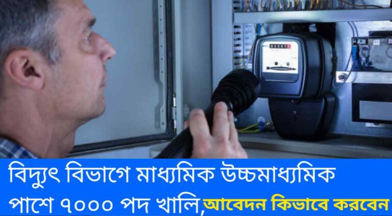 Metre Reader Recruitment 2024: বিদ্যুৎ বিভাগে মাধ্যমিক উচ্চমাধ্যমিক পাশে ৭০০০ পদ খালি রয়েছে, কিভাবে আবেদন করবেন জেনে নিন