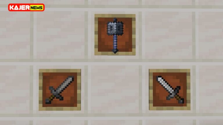 Minecraft 1.21: A description of the differences between a sword and a mace