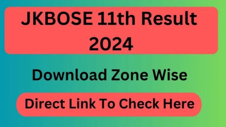 Results of JKBOSE 11th 2024 [Link] Recruitment Notification for JK Board - Roll Number-Wise Download @jkbose.nic.in Official Website